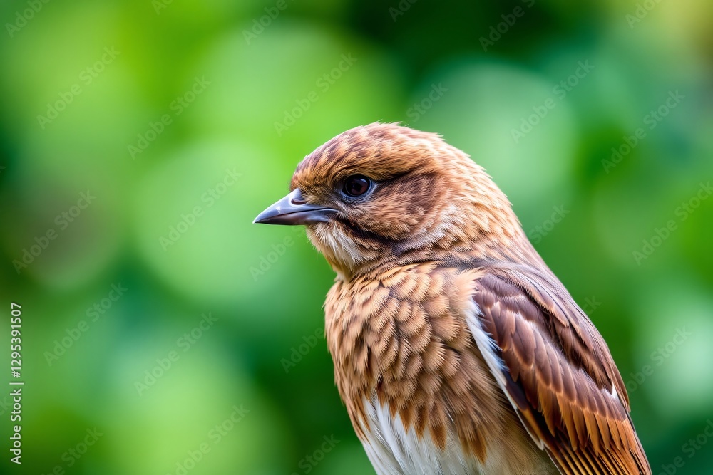 close-up of a vibrant bird perched with a blurred green background close-up of a vibrant bird perched with a blurred green background