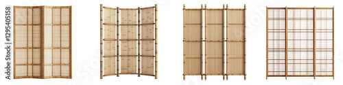 Wallpaper Mural Elegant Japanese Inspired Sliding Panel Room Dividers for Modern Home or Office Spaces Torontodigital.ca