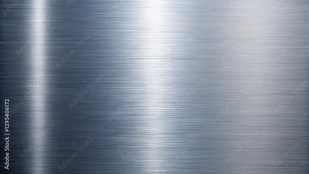 Smooth Brushed Stainless Steel Surface with Subtle Color Variations