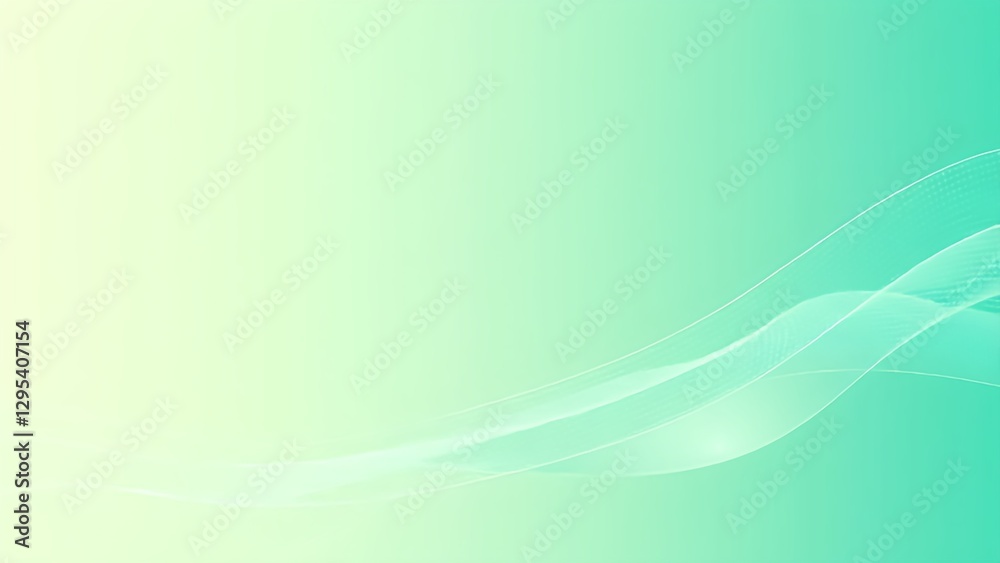 A gentle pastel gradient background with smooth flowing waves in light green and yellow tones. Perfect for calming designs, wellness themes, and elegant minimalistic visuals.
