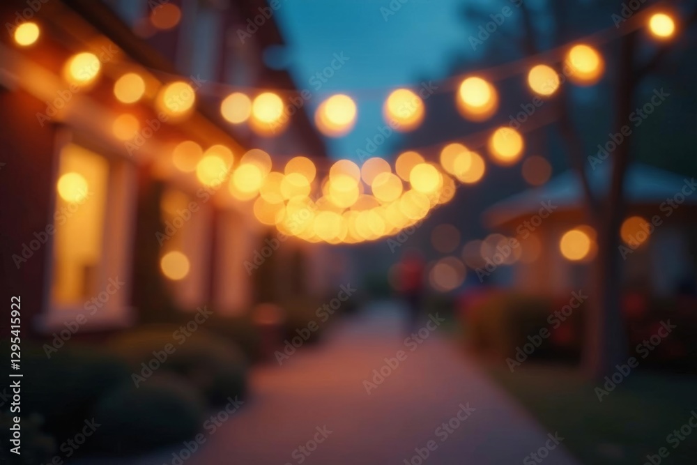 custom made wallpaper toronto digitalWhimsical cream backdrop, soft-focus festive lights, blurred outdoor celebration glow , texture, subtle, holiday