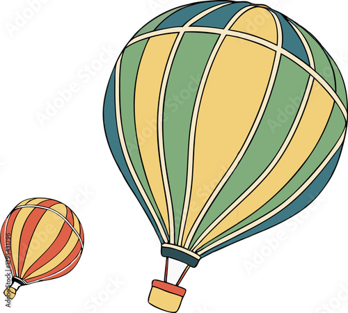 hot air balloons