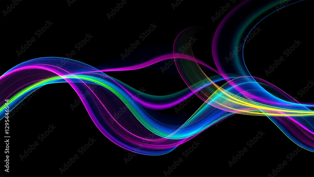Obraz premium Abstract colorful smoke background