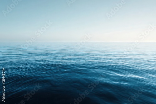 Wallpaper Mural Calm ocean, serene sky, horizon view, travel poster Torontodigital.ca