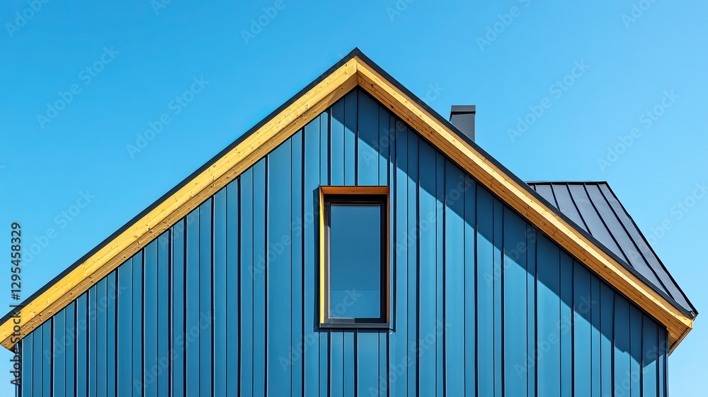 House Rooftop with Copy Space House Rooftop with Copy Space