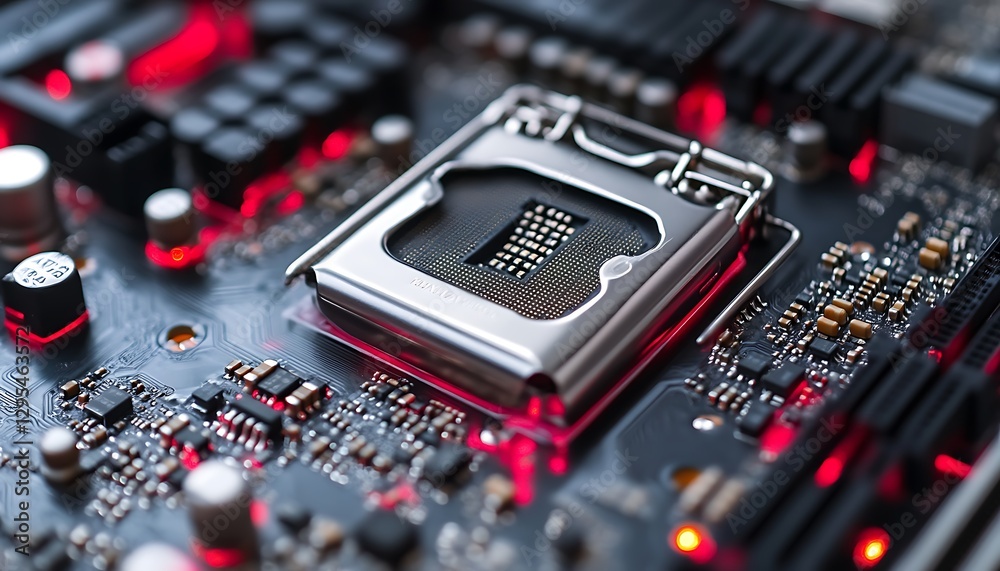 Computer motherboard CPU socket Computer motherboard CPU socket