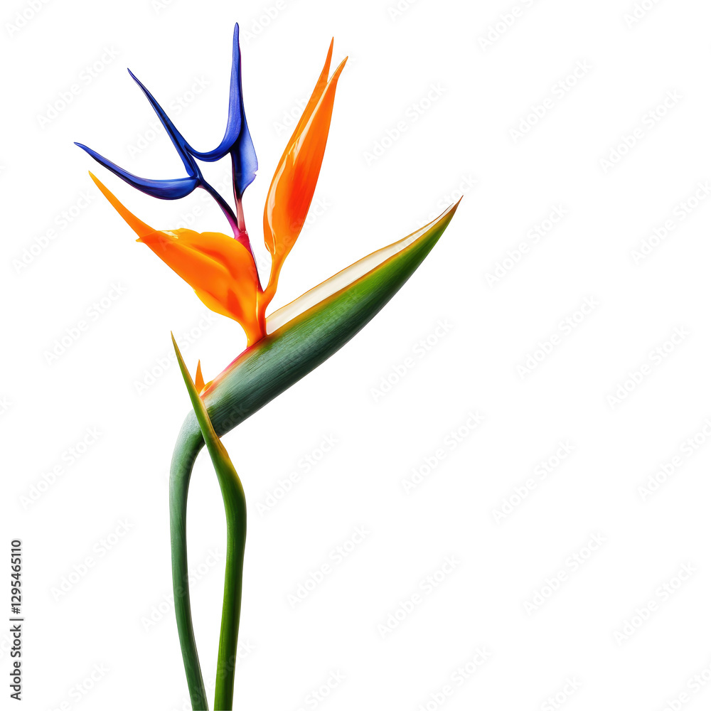 bird of paradise flower isolated on white or transparent background bird of paradise flower isolated on white or transparent background
