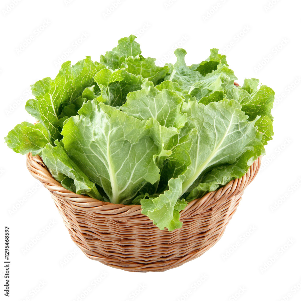 fresh green romaine lettuce isolated on white or transparent background fresh green romaine lettuce isolated on white or transparent background