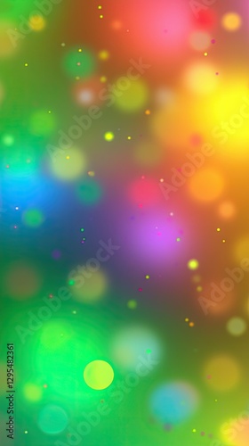 Wallpaper Mural Abstract colorful bokeh background, vibrant colors, soft light Torontodigital.ca