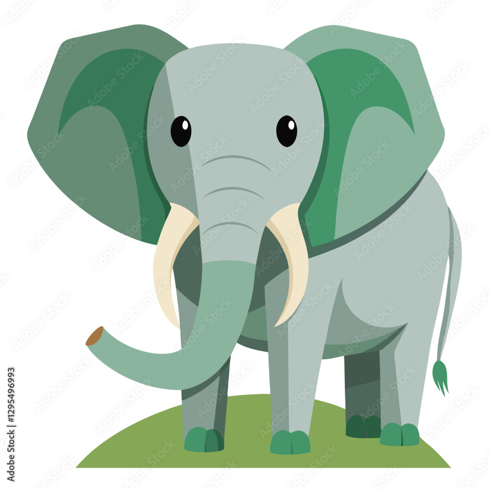 Naklejka premium elephant vector
