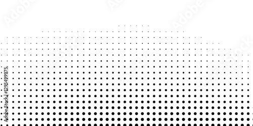Grunge halftone gradient background. Faded grit noise texture. White and black sand wallpaper. Retro pixelated backdrop. Anime or manga style modern abstract