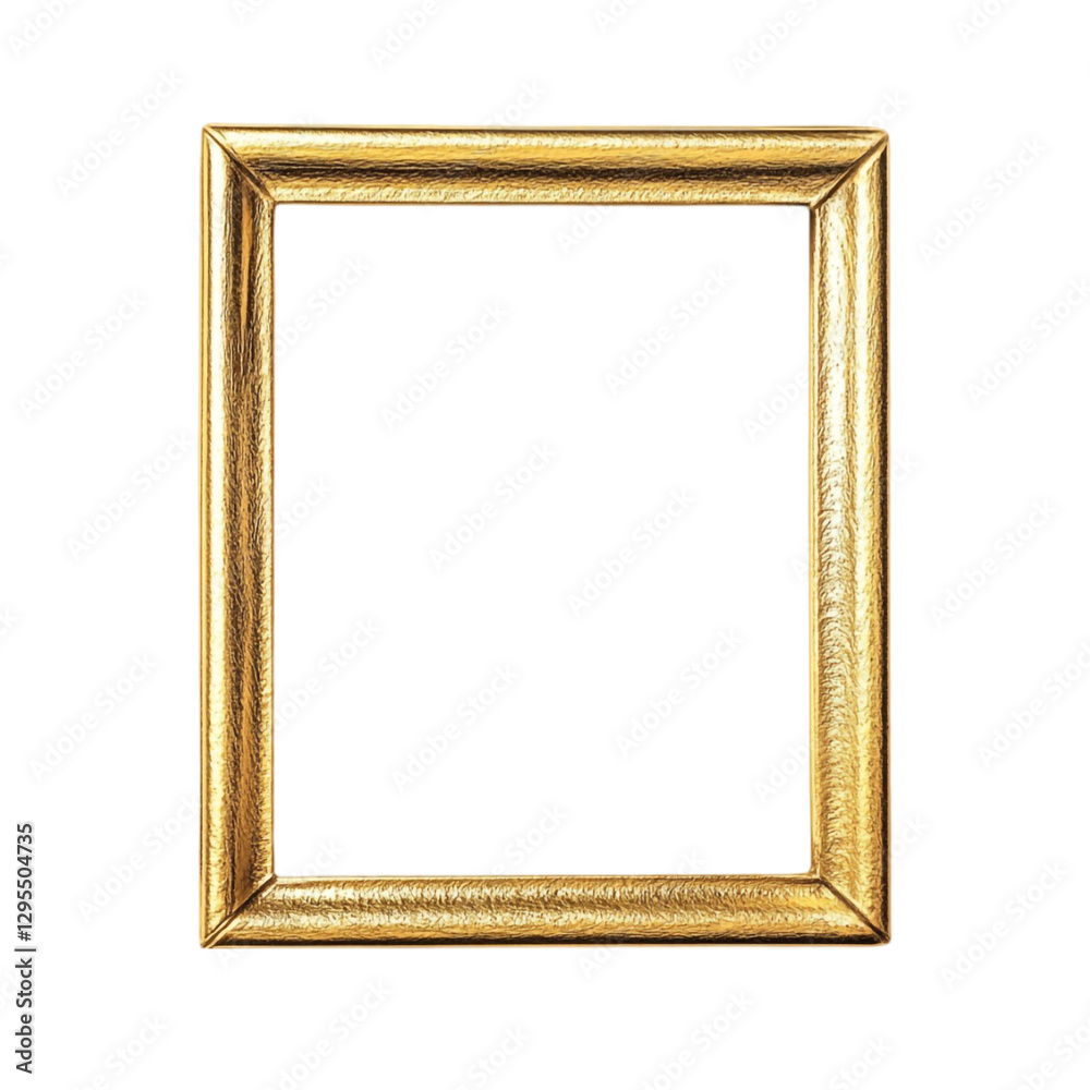 Abstract striped artwork in a gold frame, Abstract striped artwork in a gold frame,