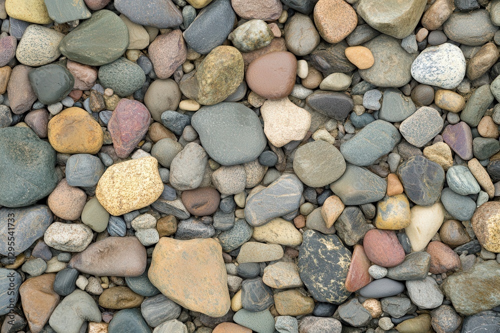 Colorful river rocks texture, background, nature Colorful river rocks texture, background, nature