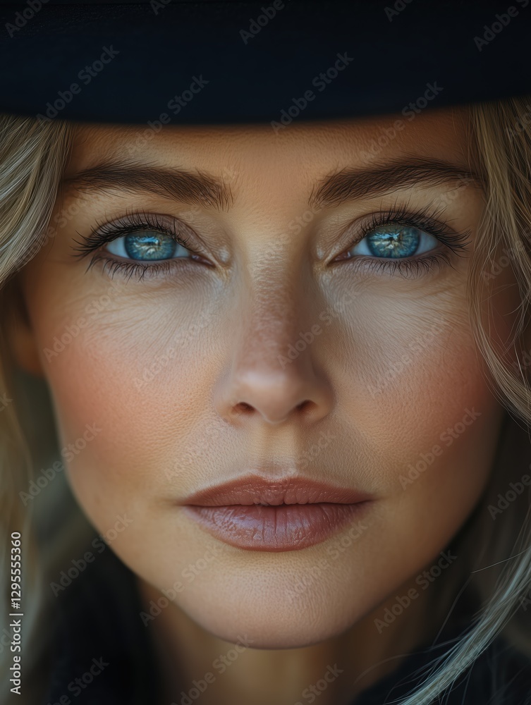Realistic Portrait of a Mature European Woman Realistic Portrait of a Mature European Woman