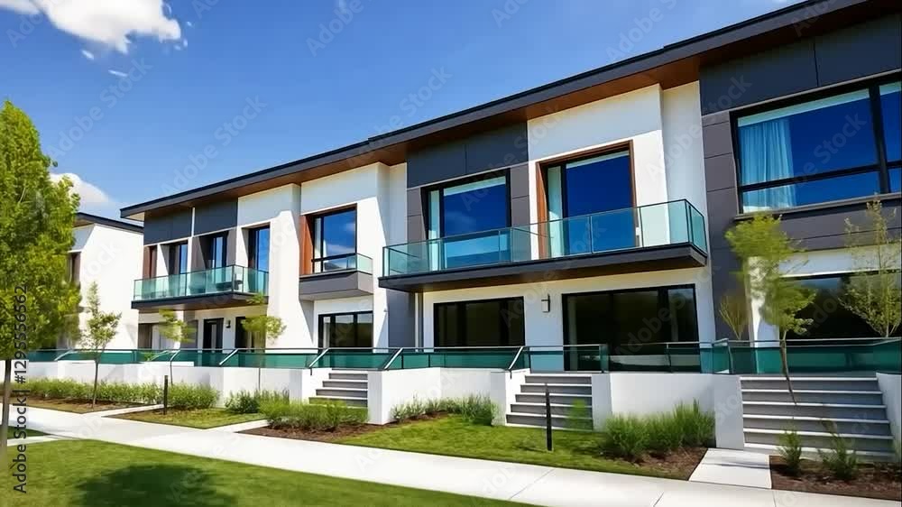 Modern Townhouses, Luxurious Suburban Living Modern Townhouses, Luxurious Suburban Living