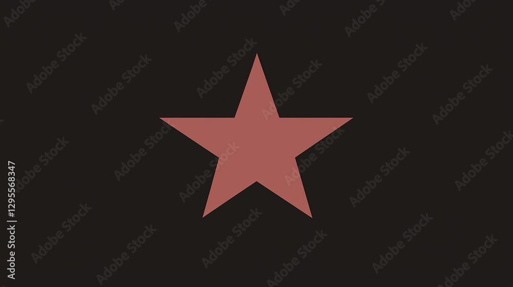Obraz premium Geometric Star Graphic Design