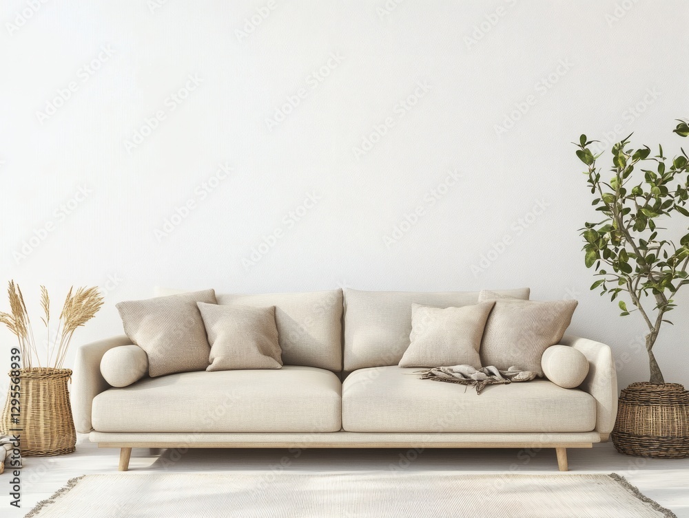 3D Render of a Beige Fabric Sofa in a Minimalist Living Room
3D Render of a Beige Fabric Sofa in a Minimalist Living Room