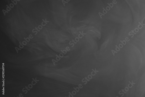 smoke on black background