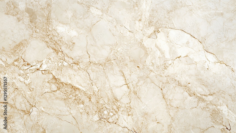 Obraz premium Beige Marble Texture Background. Cream Brown Swirled Stone Surface Pattern