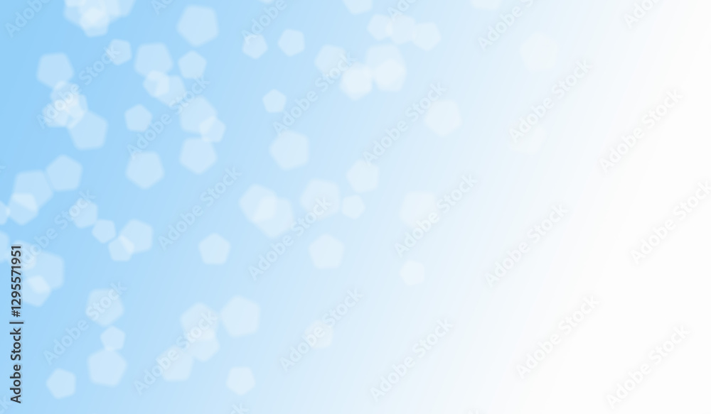 Blue abstract background with hexagonal bokeh effect and gradient. Soft blurred light design with copy space for text or graphics Blue abstract background with hexagonal bokeh effect and gradient. Soft blurred light design with copy space for text or graphics