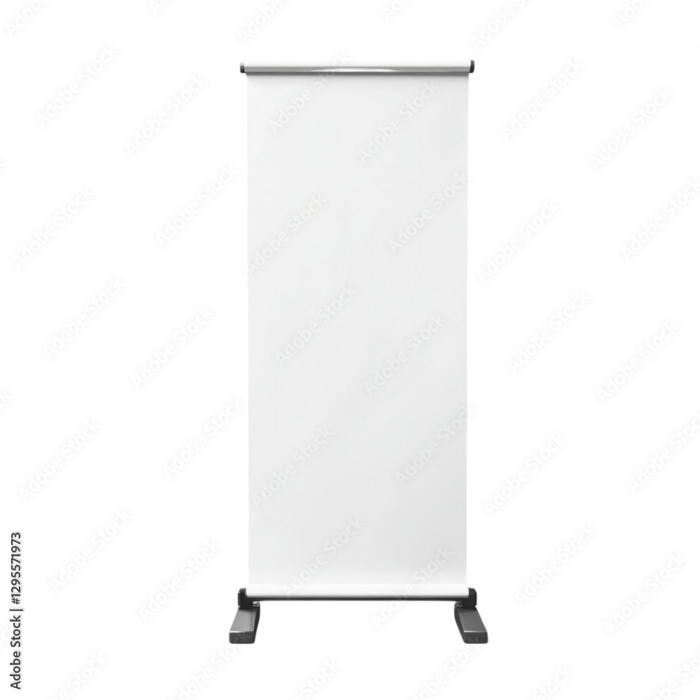 Blank White Roll Up Banner Stand Display Advertising Mockup, Blank White Roll Up Banner Stand Display Advertising Mockup,