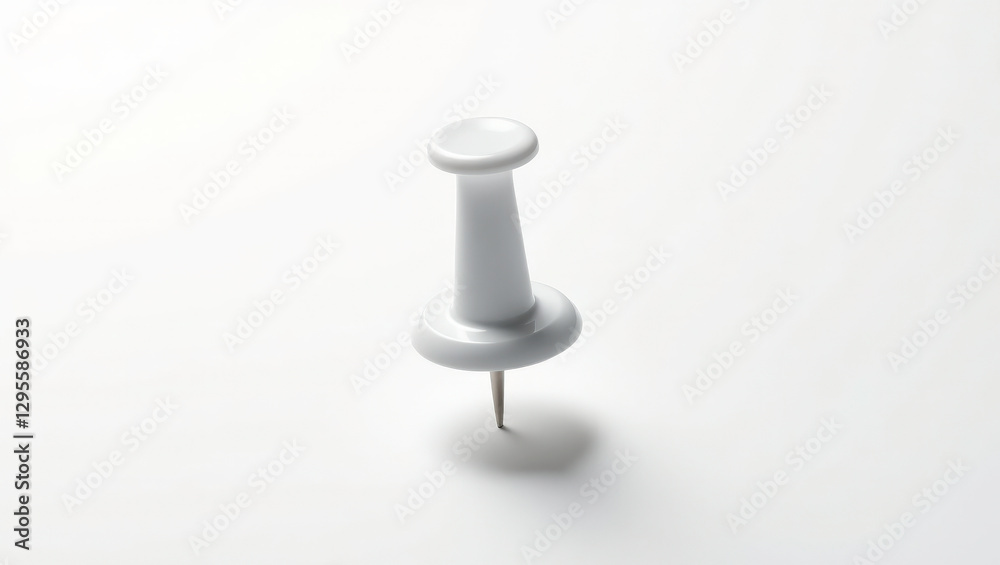 white push pin white push pin