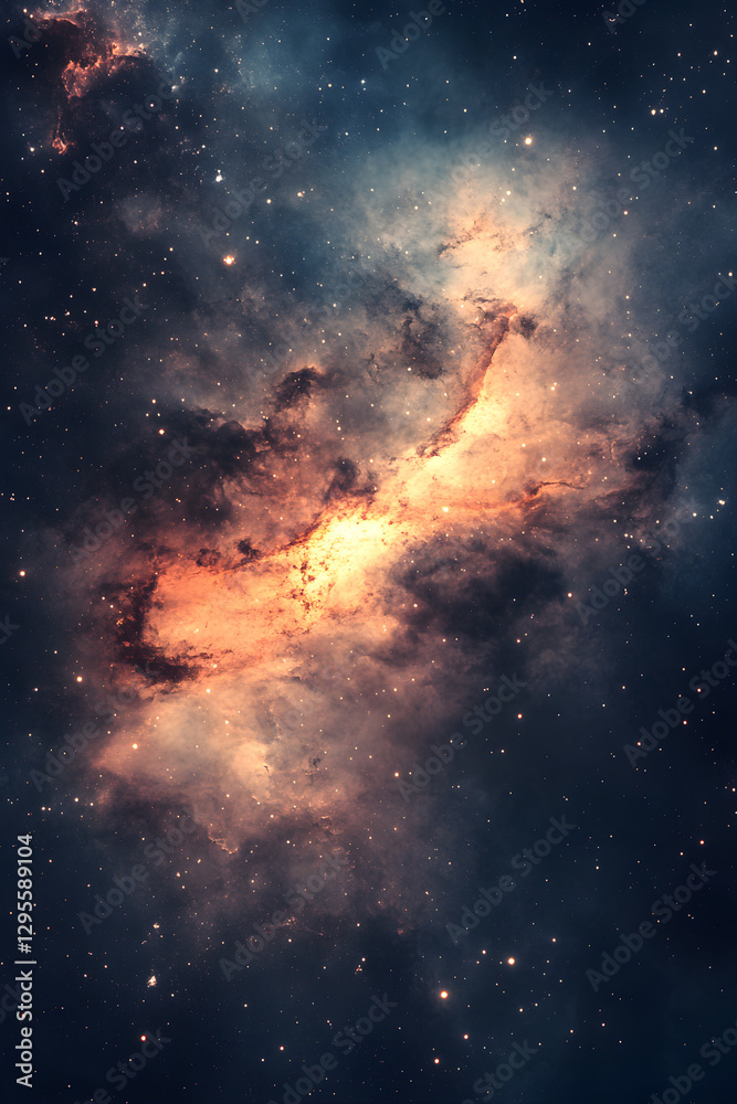 Fototapeta premium sunset in the space