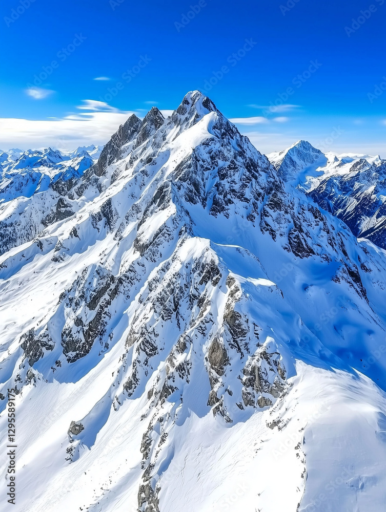 Fototapeta premium The White Sentinel, Frozen Serenity
