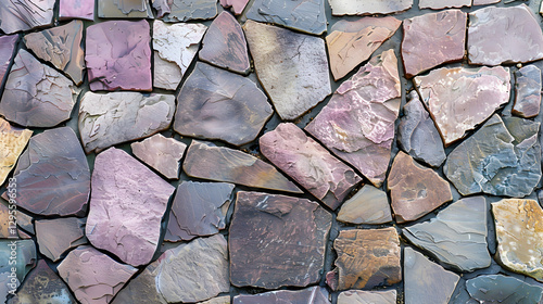 Irregular Stone Wall Texture Background Image