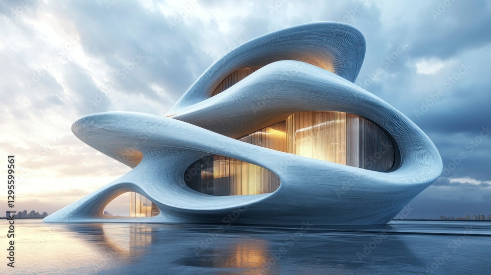 Futuristic architectural design of a gigapixel building urban environment digital art aesthetic viewpoint Futuristic architectural design of a gigapixel building urban environment digital art aesthetic viewpoint