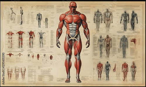 Human Anatomy Chart - Muscle Structure