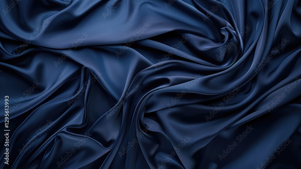 Obraz premium Abstract vivid color wave flowing express the energetic signal. Seamless texture of vividness curve swirling convey sense of harmony and wonderful scene perfect for effect and graphic design. AIG53.