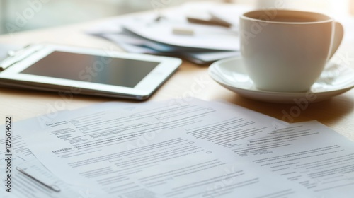 Medical debt planning in a serene office. Featuring financial focus and clarity