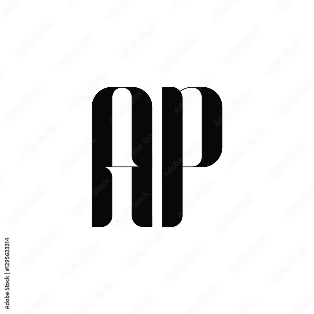 AP monogram logo design letter text name symbol monochrome logotype alphabet character simple logo AP monogram logo design letter text name symbol monochrome logotype alphabet character simple logo