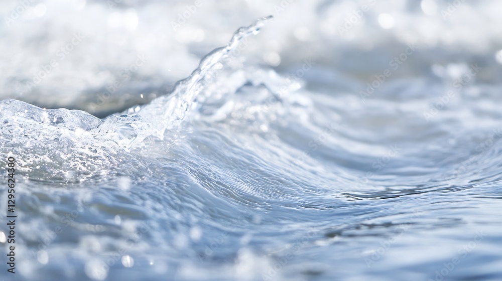 Gentle waves flowing on the surface of water under natural daylight conditions : Generative AI Gentle waves flowing on the surface of water under natural daylight conditions : Generative AI