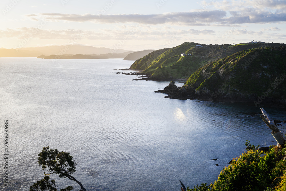 Sunrise at Tapeka Point. Russell. Bay of Islands.