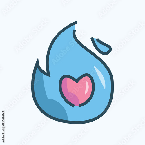 Spirit Icon Design in Color Style