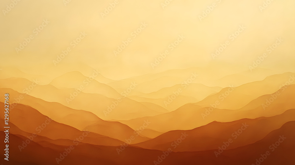 Simple minimalist gold and brown gradient background, flat design with gradient. Abstract background.