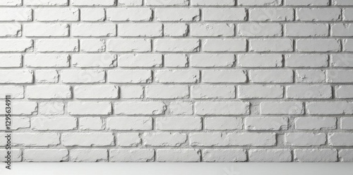 Wallpaper Mural Clean grey-washed brick wall, ideal modern design White brick base showing through paint , subtle texture, interior design Torontodigital.ca