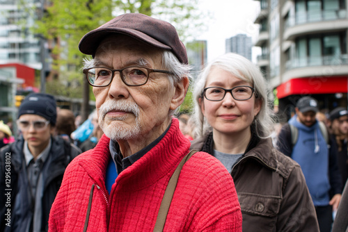 Mixture of indigenous Elderly is making a riot in the public space