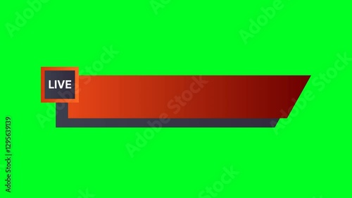 A lower third graphic for live broadcasts