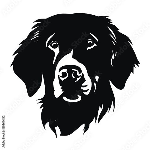 Golden Retriever Silhouette for Logo, Design, or Print