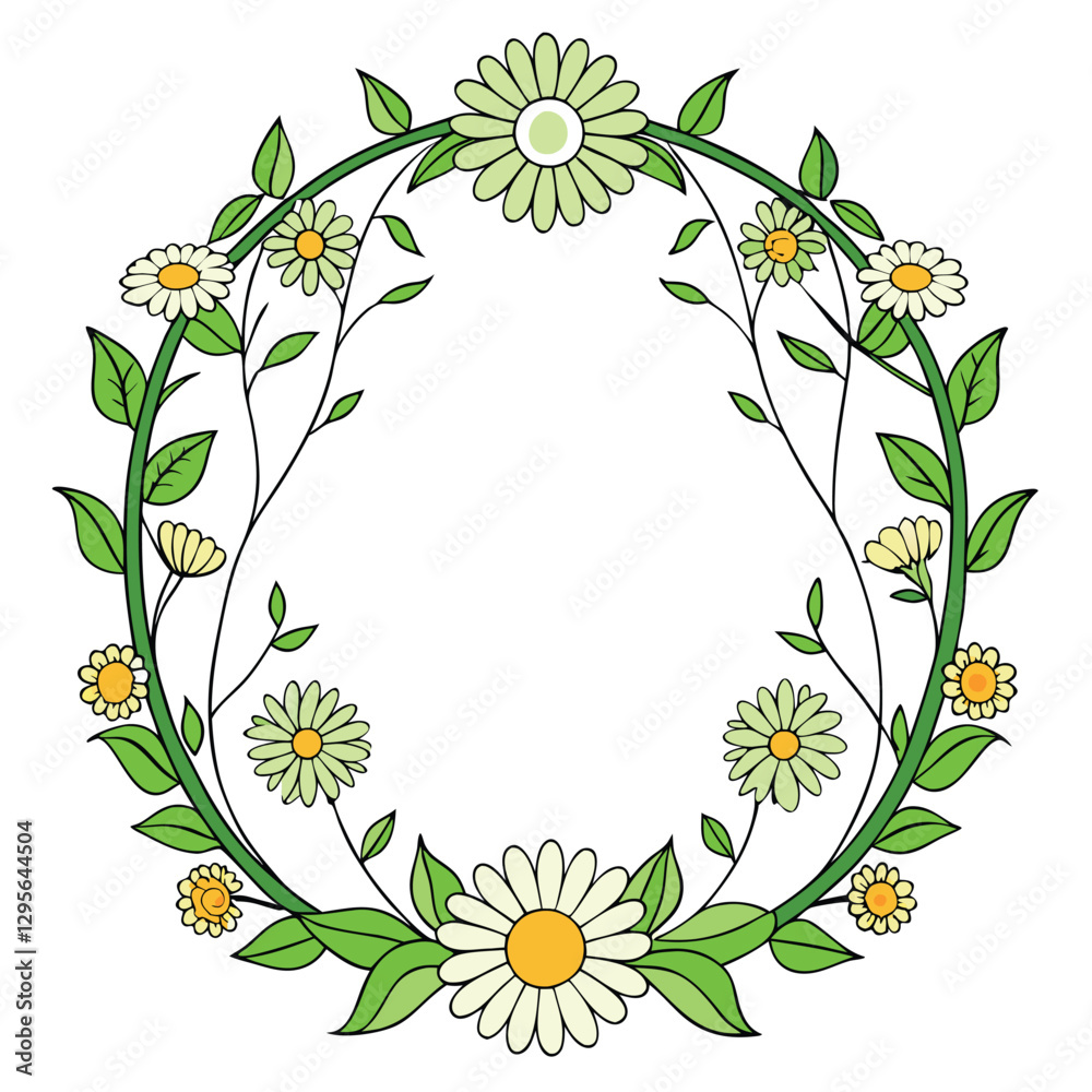 Obraz premium a beautiful flower frame 