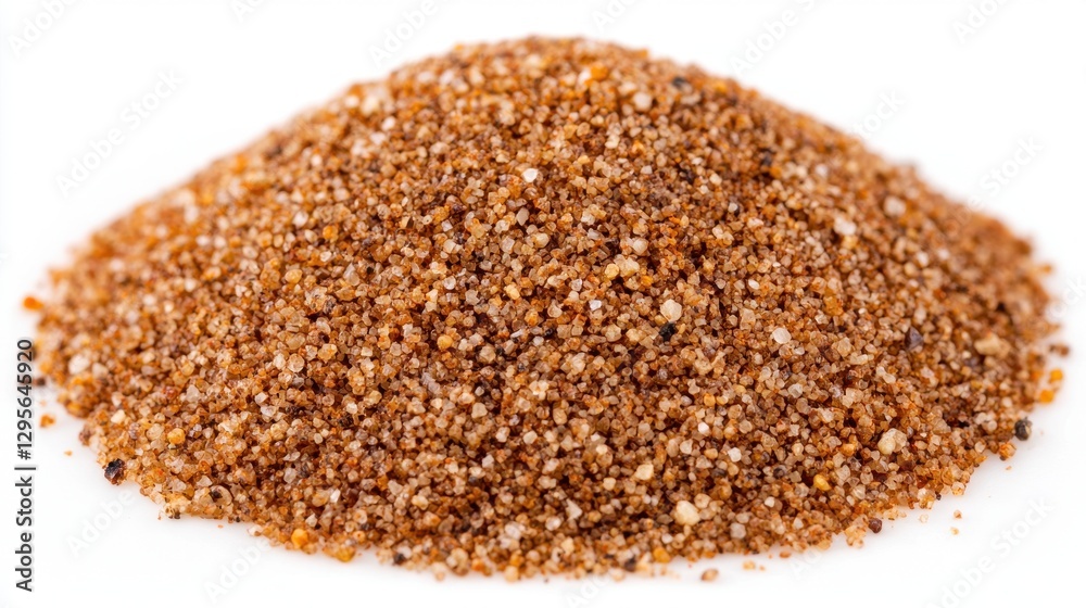 Fine Brown Sand Pile on White Background for Textures and Backgrounds Fine Brown Sand Pile on White Background for Textures and Backgrounds