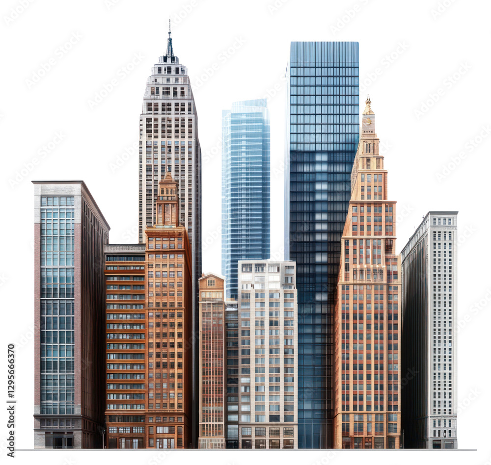 PNG Group of American buildings architecture skyscraper cityscape. PNG Group of American buildings architecture skyscraper cityscape.