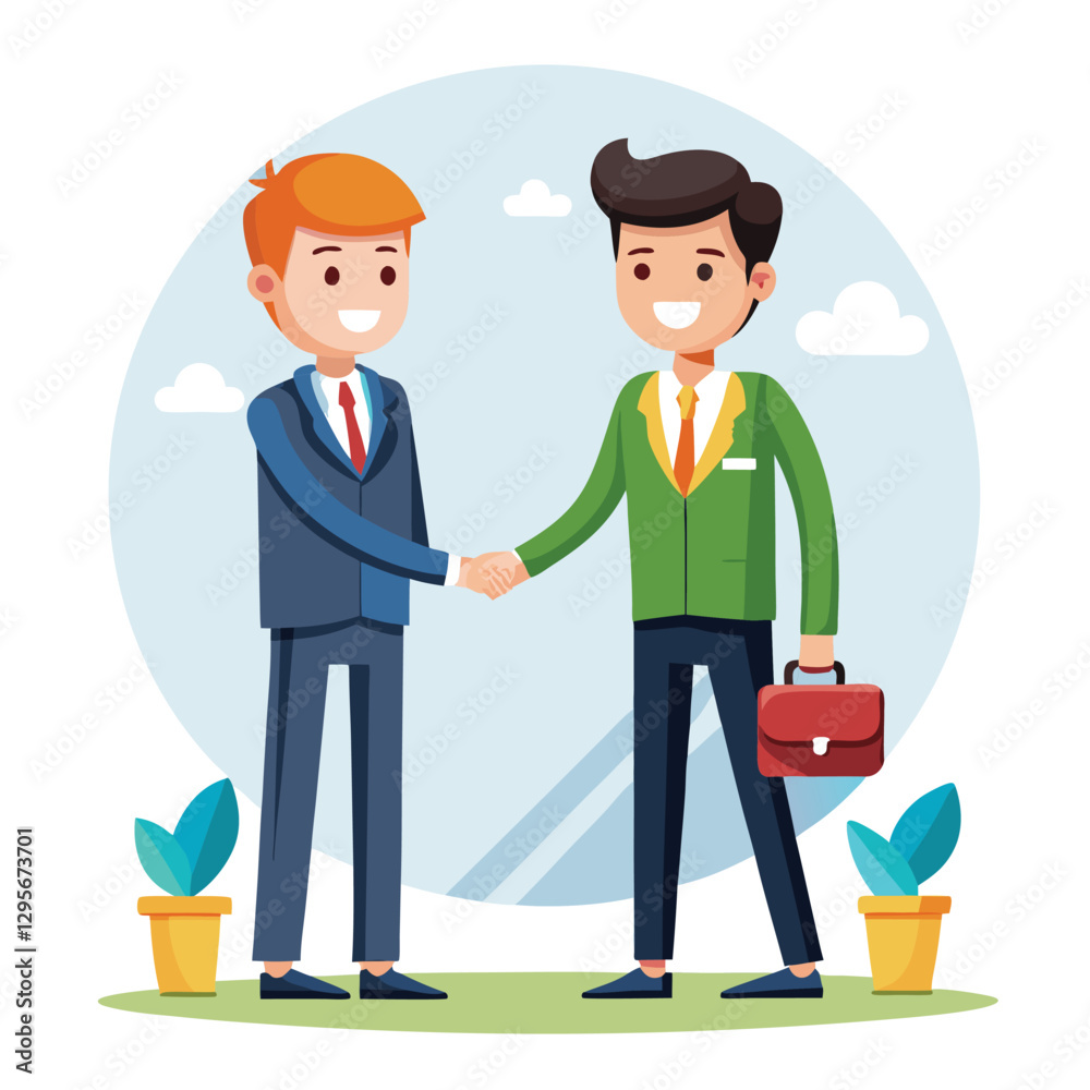 Obraz premium a business meeting