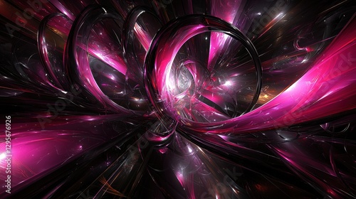 A dynamic canvas of vibrant, abstract glass, rendered in stunning 3D detail, where hues blend seamlessly and shapes morph into mesmerizing forms. 