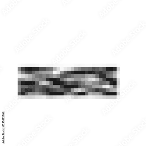Censor Blur Checkered, Pixel Censoring on Transparent Background