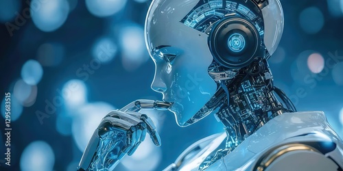 AI-powered virtual assistant reviewing research abstracts.