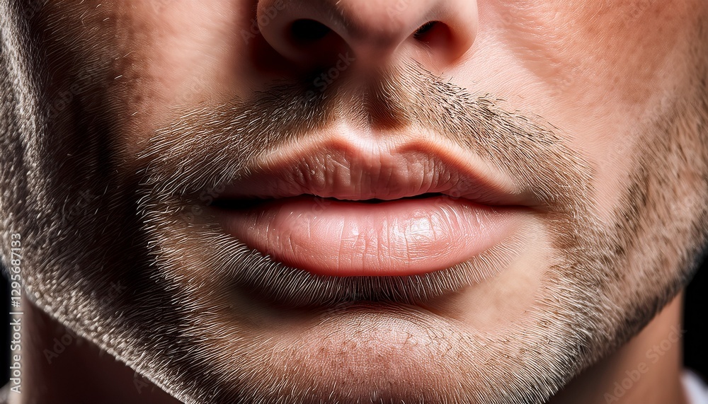 Intimate Details of Whispering Lips in Fine Texture Intimate Details of Whispering Lips in Fine Texture